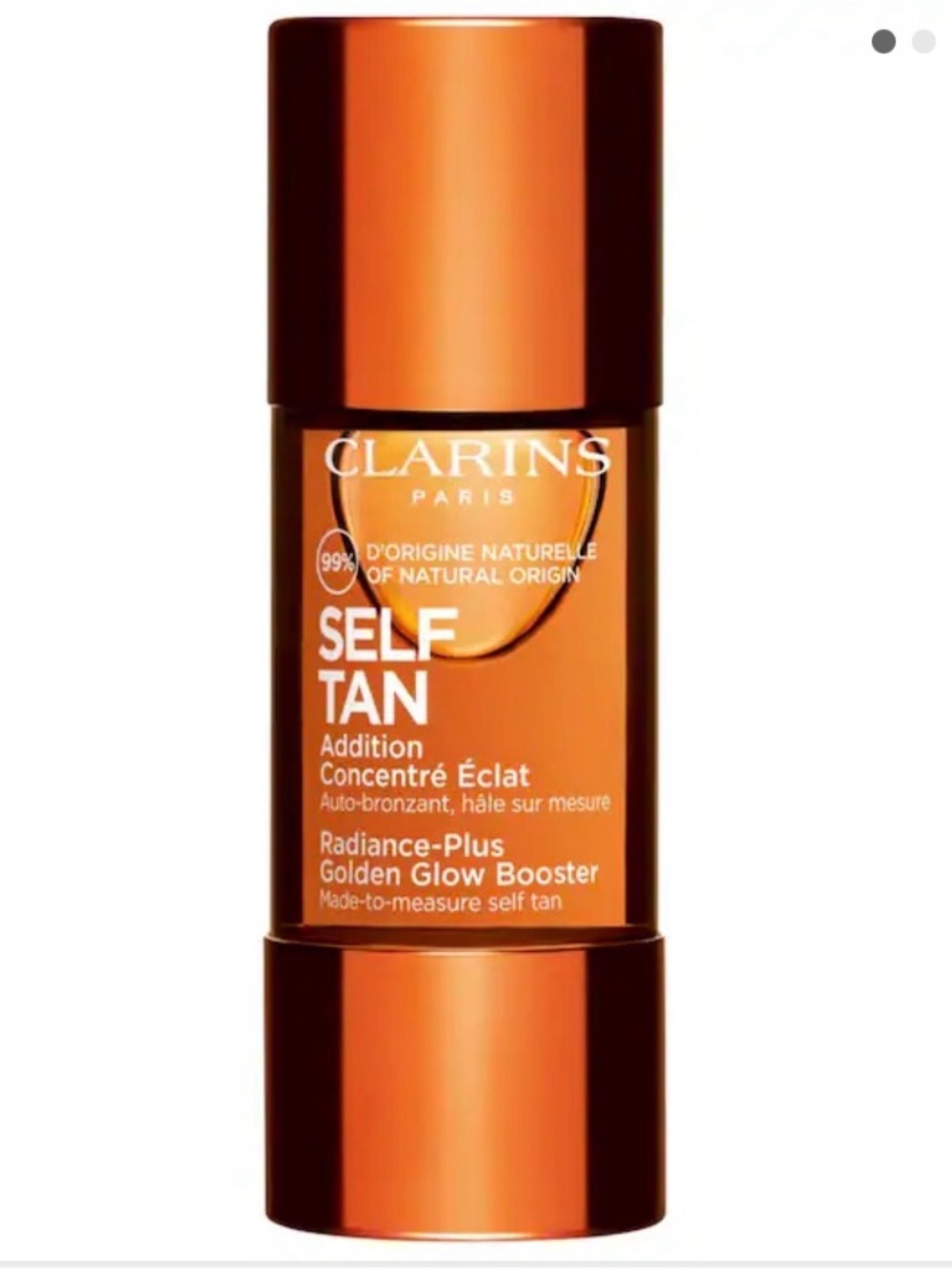 BNIB Clarins Self Tan Radiance Booster — 15ml for face